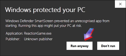 Getting past windows defender